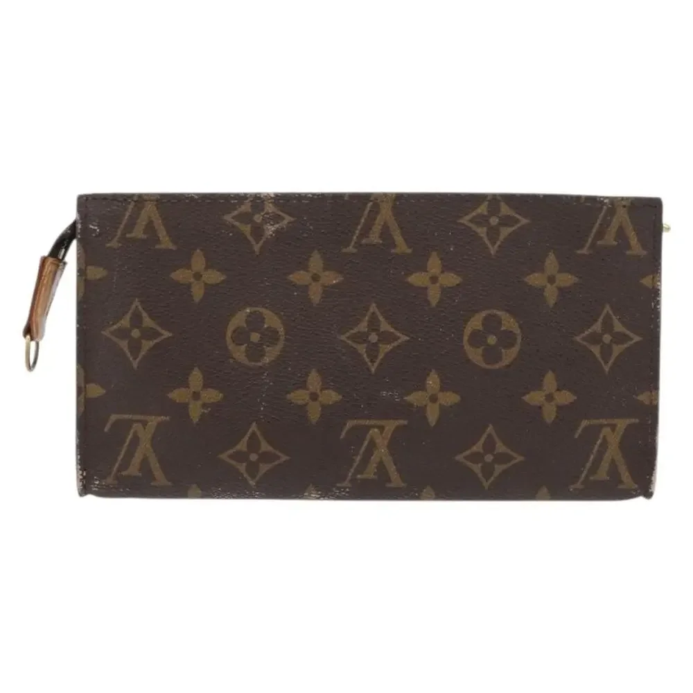 Louis Vuitton Monogram Bucket GM Accessory Pouch Brown
